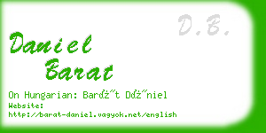 daniel barat business card